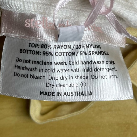 Stella Phoenix The Tigerlily 4T yellow / Tan Roses Lace Ruffle Romper NWT - Picture 9 of 10